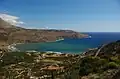 Limeni-Bucht im Hintergrund liegt Areopoli