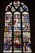 Abendmahl, Geißelung und Jesus vor Pilatus