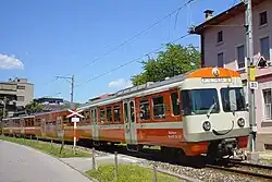 Triebzug Be 4/12 24 in Agno (2003)