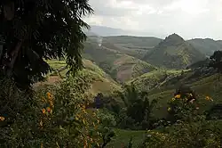 Karsthügellandschaft bei Lincang