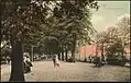Die Schloßgartenallee etwa 1900