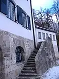 Treppenaufgang an der Südseite