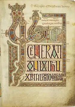 Evangeliar von Lindisfarne