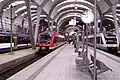 Im Kieler Hauptbahnhof laufen alle fünf S-Bahnlinien des projektierten Netzes zusammen