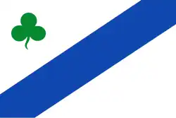 Flagge des Ortes Ljussens