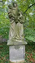 Anna selbdritt-Statue am Schloss Assen