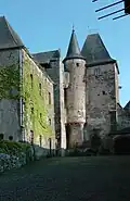 Türme der Oberburg von Norden