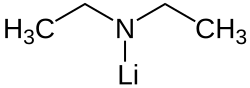 Strukturformel von Lithiumdiethylamid