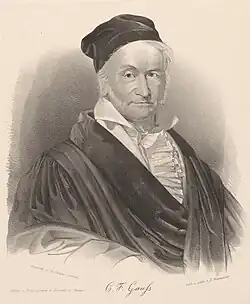 Carl Friedrich Gauß, Lithografie