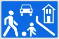 Zeichen 552: Beginn einer Wohnstraße