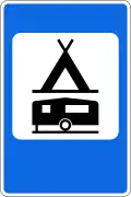 Zeichen 712: Camping- und Zeltplatz