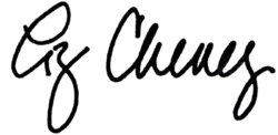 Unterschrift von Liz Cheney, 2022