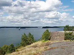 Aussicht von Ljusterös Huvud über Furusundsledens Nordosten 2008