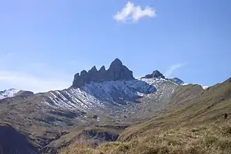 Blick von Norden auf die Lobhörner