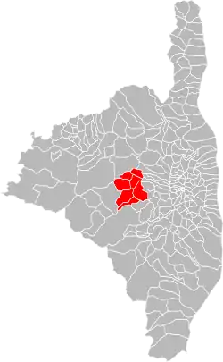 Lage der CC Aghja Nova im Département Haute-Corse