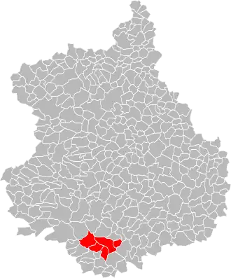 Lage der CC du Dunois im Département Eure-et-Loir