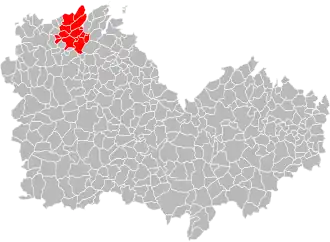 Lage der CC du Haut Trégor im Département Côtes-d’Armor