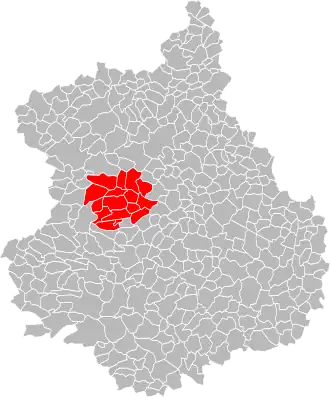 Lage der CC du Pays Courvillois im Département Eure-et-Loir