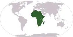 Lage Afrikas