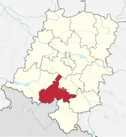 Lage des Powiat Prudnicki
