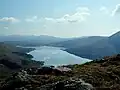 Der Ostteil von Loch Quoich, Blick vom Anstieg zum Sgùrr a’ Mhaoraich