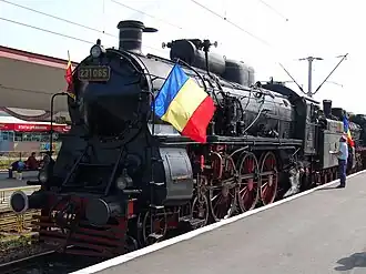 Lokomotive 231.065 im Jahr 2008 in Brașov