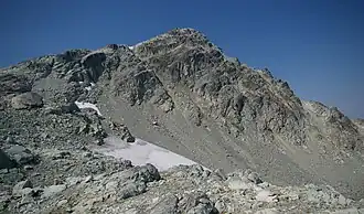 Der Locomotive Mountain von Süden gesehen