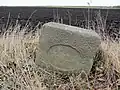 Viertelmeilenstein bei Löbnitz
