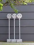 Rudolf Scheurer, Sonnengesichter, 2003, - Deutschland, Baden-Württemberg, Lörrach, Skulpturenweg