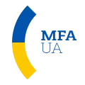 Emblem des Außenministeriums der Ukraine