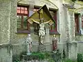Kreuzigungsgruppe im Klostergarten