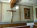 Schmuckbänder verzieren das Refektorium.