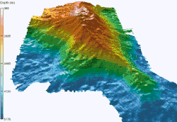 3D-Karte des Kama‘ehuakanaloa