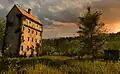 „Einsames Haus“ – in Blender modelliert, mit Texturen versehen und gerendert