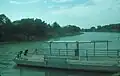Los Ebanos Ferry über den Rio Grande
