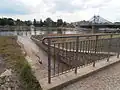 Mündung des Loschwitzbachs in die Elbe