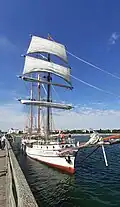 Die Loth Lorien an der Seebrücke in Binz