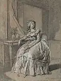 Sitzende Frau mit Buch (Expertissim).