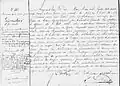 Geburtsurkunde Marie Louise Jeanne Leforestier später Brasil vom 10. Mai 1893 in Caen