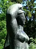 Louis Léon Weber (1891–1972) Bildhauer, Skulptur, L`Aube, 1957–61, Rosenfeldpark in Basel