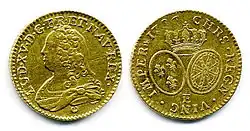 Louis d'or von Ludwig XV.