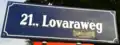 Lovaraweg-Tafel in Wien-Floridsdorf (Dragonerhäufel)