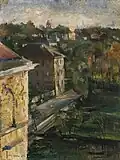 Blick aus dem Atelier München-Schwabing (1891)