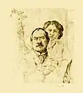 Selbstbildnis mit Gattin, 1904