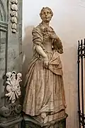 Marmorfigur von Frau Loysa Henriette von Schlabrendorff