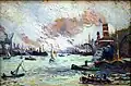 Der Hafen von Rotterdam (etwa 1907/1908) Niedersächsisches Landesmuseum Hannover