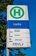 Bushaltestelle Lucke