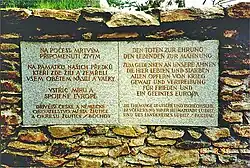 Zweisprachige Gedenktafel