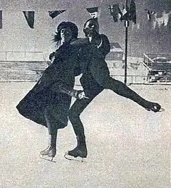 Das Ehepaar Jakobsson, Olympiasieger von 1920, gewann 1924 Silber