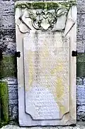 Grabplatte des Ludwig Alexander von Seebach
